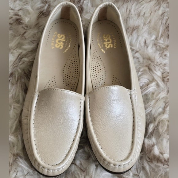 SAS Simplify Pearl Bone Off White Women's Loafers Size 🌴8.5M - Picture 7 of 11